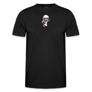 Touchdown Champion : le talent du football en action - T-shirt sport Homme - noir - Devant - AI Model Male 178 dark (178cm)