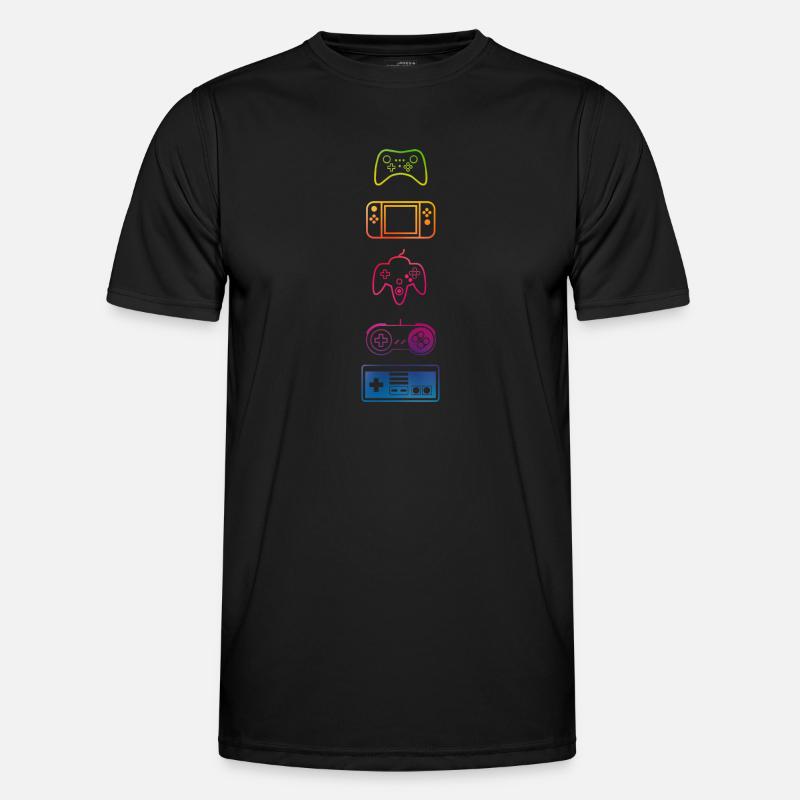 Classic Gaming controllers Men's Functional T-Shirt