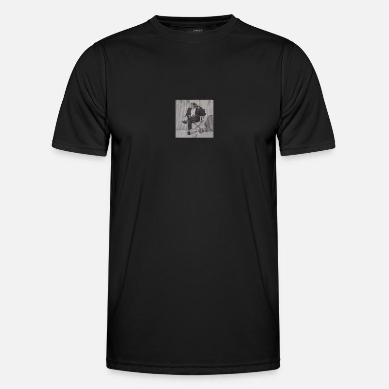 8C662CFF 1AAF 47E6 B5FD CD4E92BFBA4B - Men's Functional T-Shirt - black