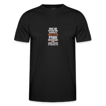 Spanier Spanien - Männer Funktions-T-Shirt - Schwarz - Vorne - AI Model Male 178 dark (178cm)