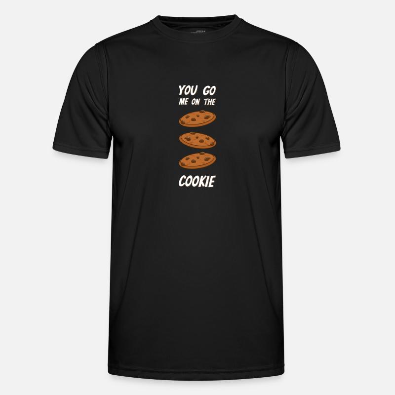 Ddeutsch Cookie Funny Saying - Men's Functional T-Shirt - black