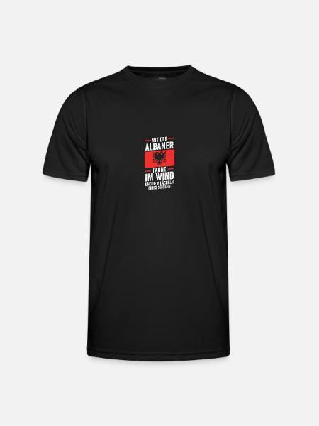 Albanians Albanian Albania - Men's Functional T-Shirt - black