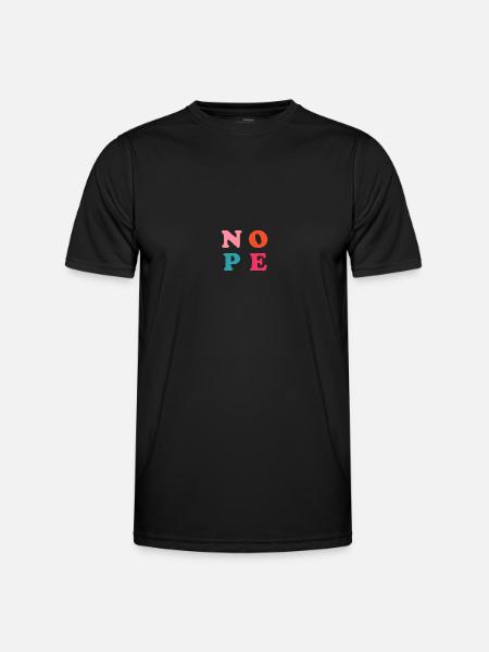 Nope - Men's Functional T-Shirt - black