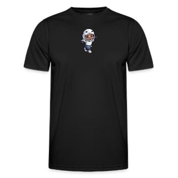 Touchdown Champion : le talent du football en action - T-shirt sport Homme - noir - Devant - AI Model Male 178 dark (178cm)