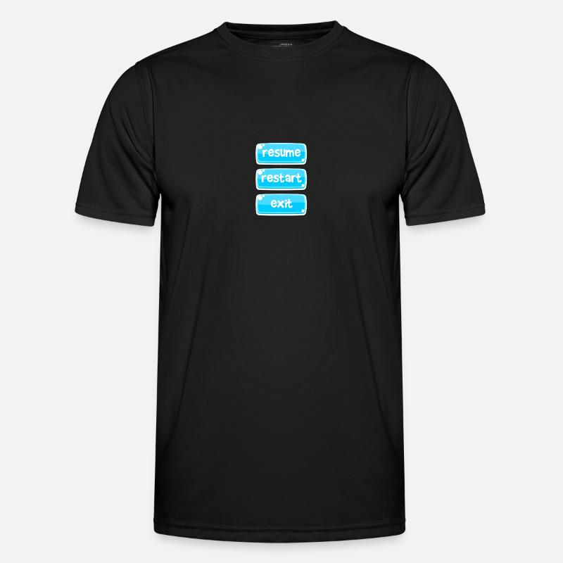 Game menu - Men's Functional T-Shirt - black