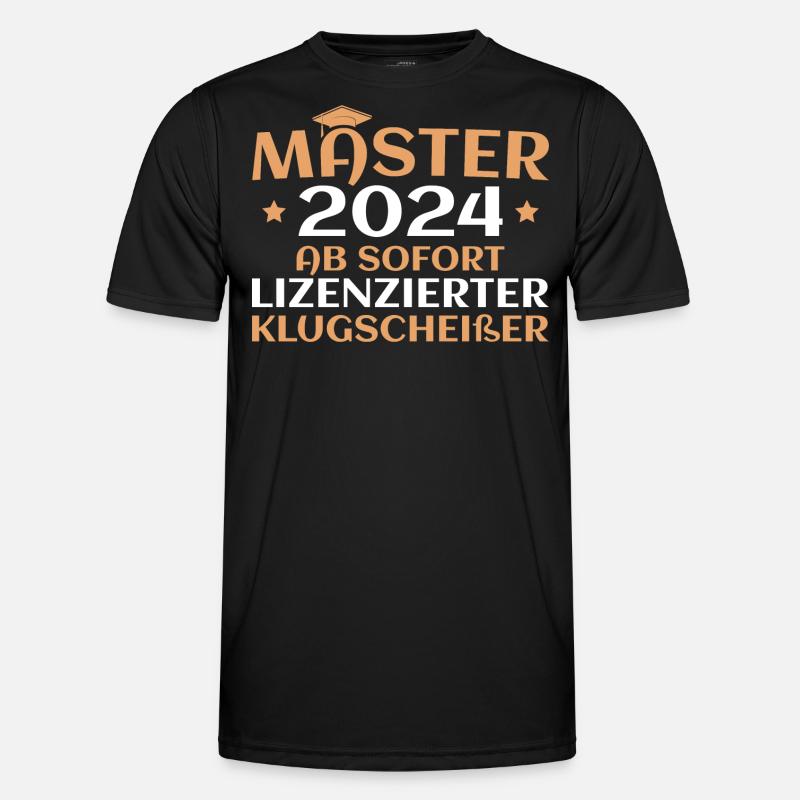 Masterprüfung bestanden 2024 Master Männer Funktions-T-Shirt