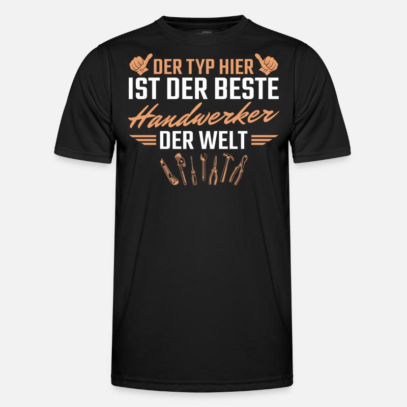 Bester Handwerker der Welt Heimwerker Männer Funktions-T-Shirt