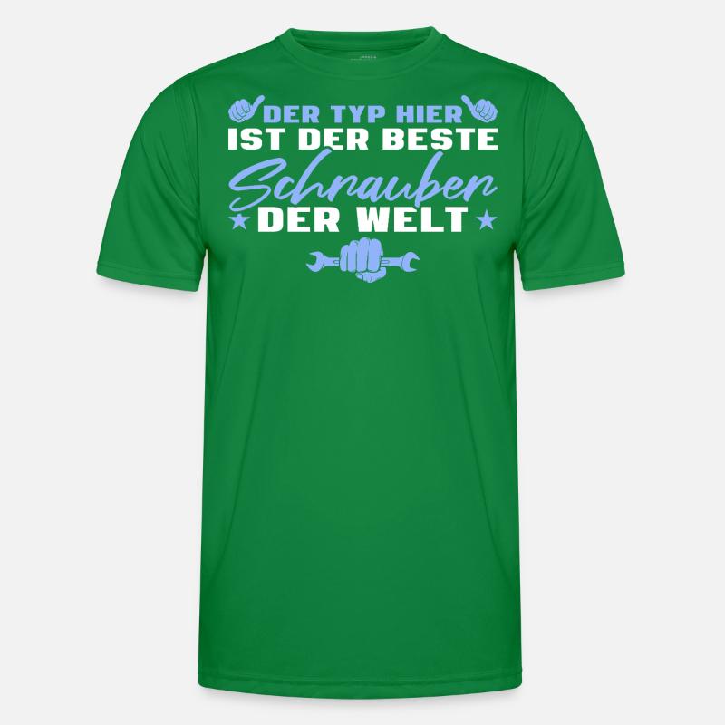 Kfz Mechaniker Bester Schrauber Geschenkidee Männer Funktions-T-Shirt