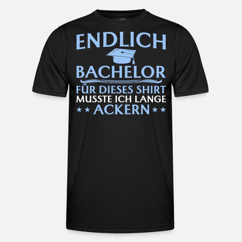Studium Abschlussprüfung Endlich Bachelor Männer Funktions-T-Shirt