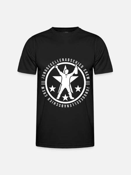 Bachelor Party Crew - Men's Functional T-Shirt - black