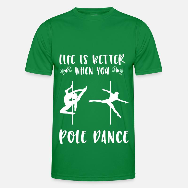 Pole Dance Pole Dance Pole Dance Strip-teaseuse T-shirt sport Homme