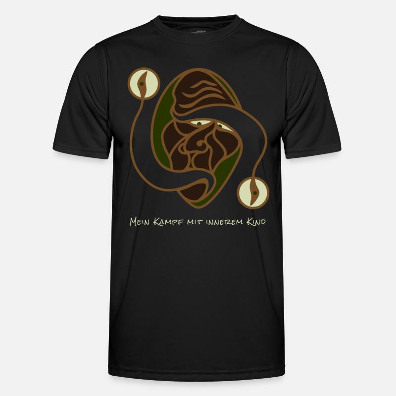 Kampf Mit Innerem Kind - Männer Funktions-T-Shirt - Schwarz
