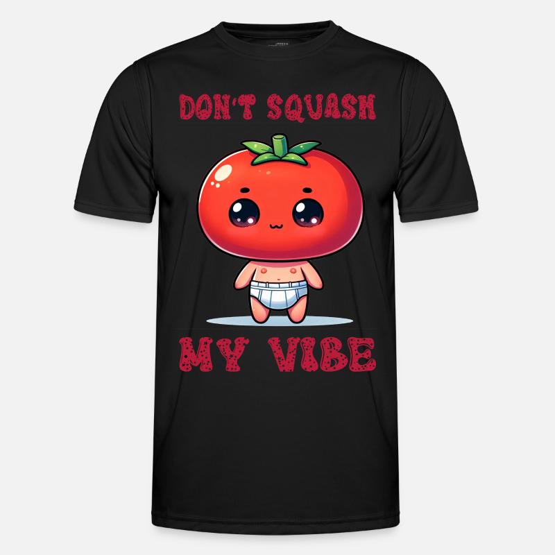 Don't squash my vibe - Männer Funktions-T-Shirt - Schwarz
