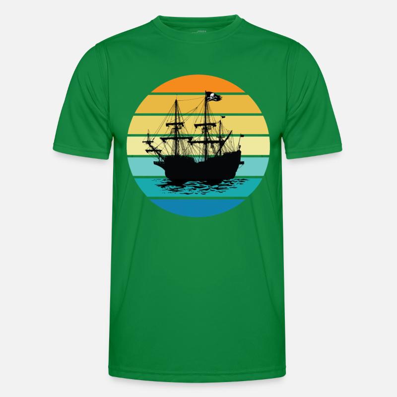 Pirate Ship Men's Functional T-Shirt