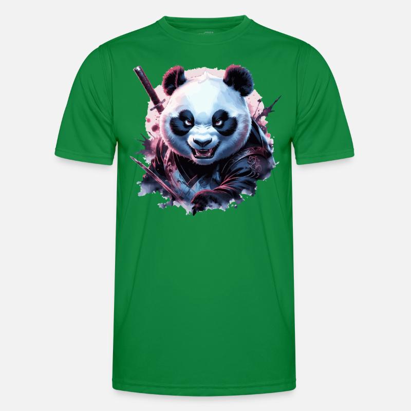 Panda ninja maléfique T-shirt sport Homme