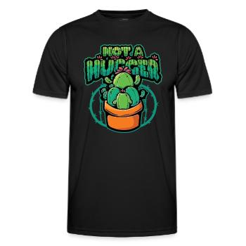 Pas de cactus étreint - T-shirt sport Homme - noir - Devant - AI Model Male 178 dark (178cm)