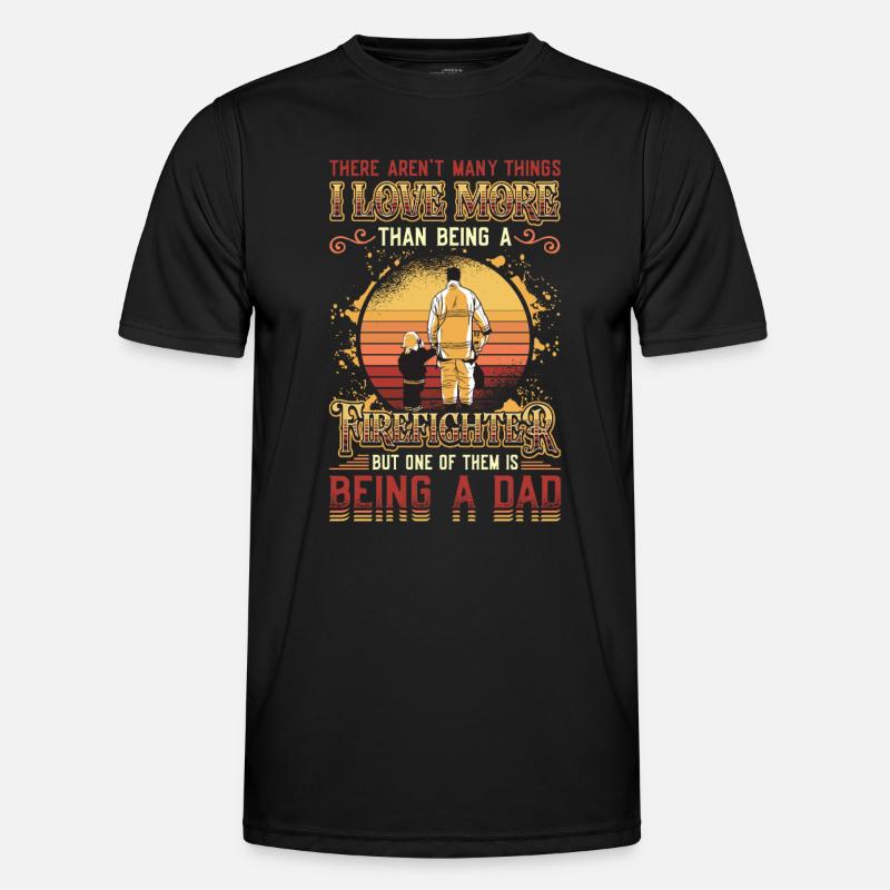 Firefighter Stolz Firefighter Papa Men's Functional T-Shirt