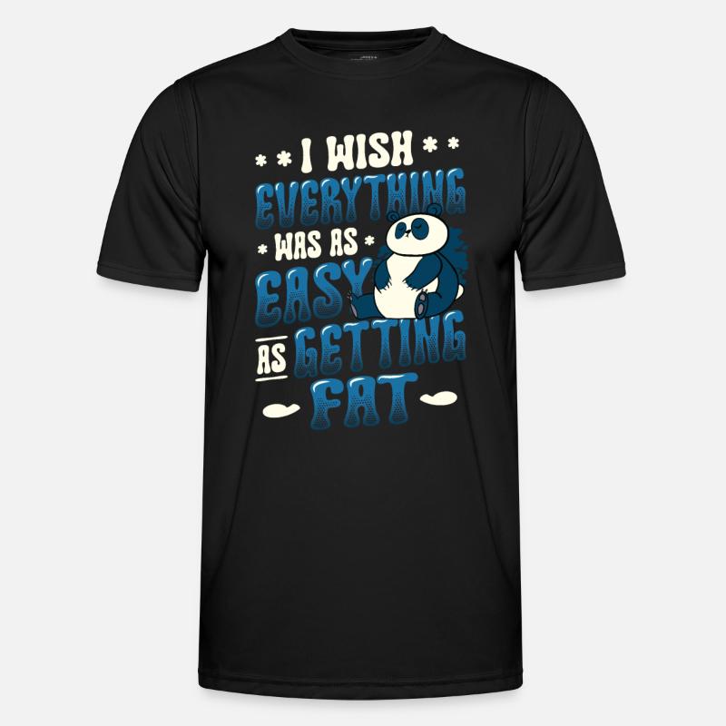 Auto-ironie surpoids en gras T-shirt sport Homme