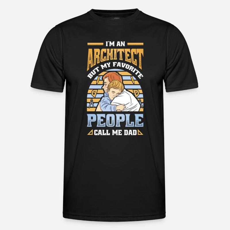 Ich Bin Ein Architekt Männer Funktions-T-Shirt