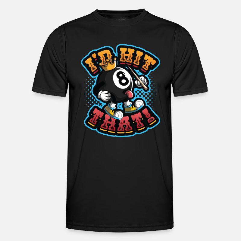 Id Hit That Pool Billards T-shirt sport Homme