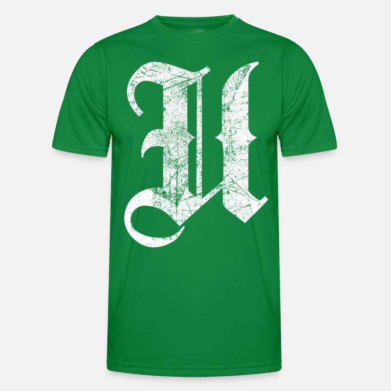 Tshirt alphabet initiale U T-shirt sport Homme