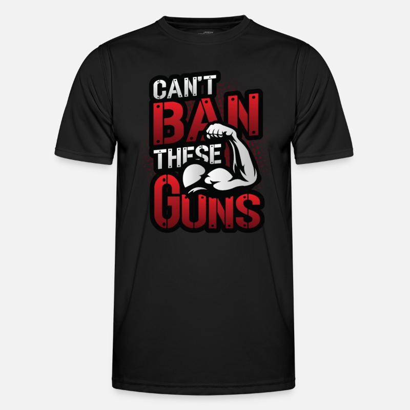 Impossible d’interdire ces armes, biceps, muscle, musculation T-shirt sport Homme