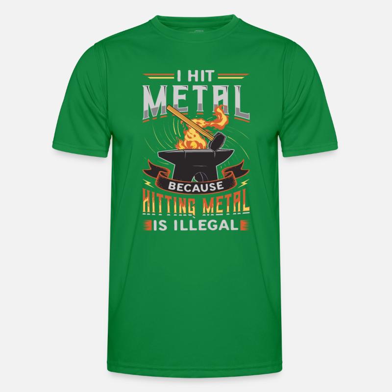 Hit Metal, Blacksmith Men's Functional T-Shirt
