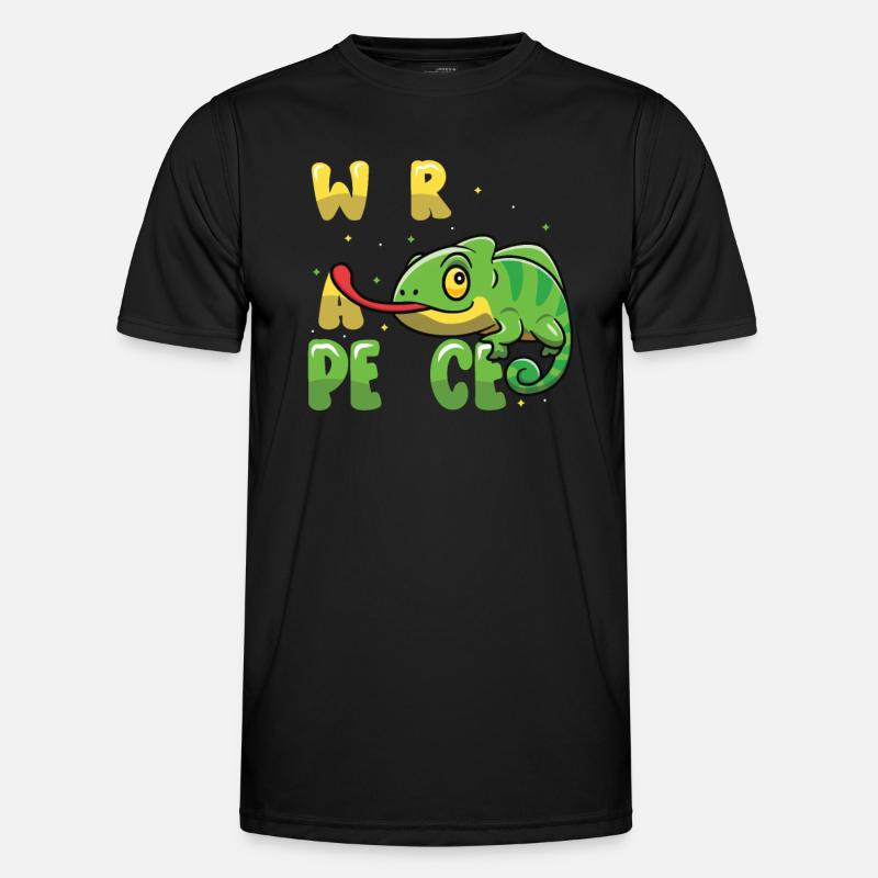 Peace Cameleon, Peace Movement Men's Functional T-Shirt