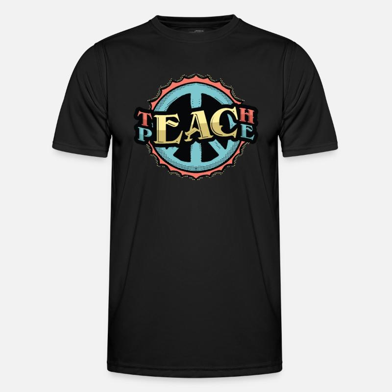 Teaching Peace Men's Functional T-Shirt