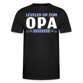 Werdender Opa Schwangerschaftsverkündung - Männer Funktions-T-Shirt - Schwarz - Vorne - AI Model Male 178 dark (178cm)