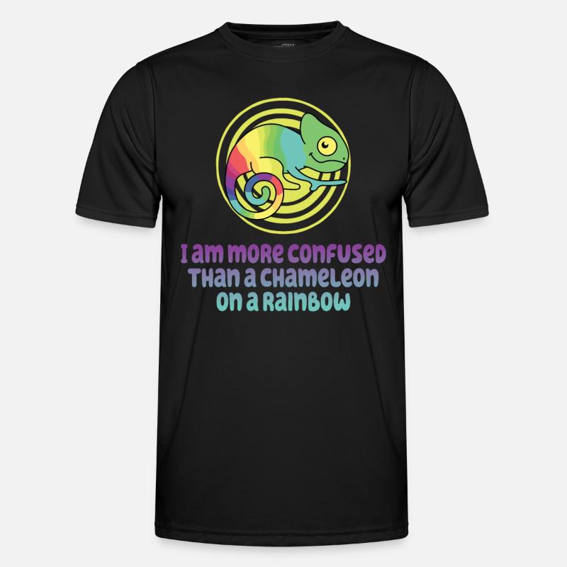 Ich Bin Verwirrter Als Ein Chamäleon Männer Funktions-T-Shirt