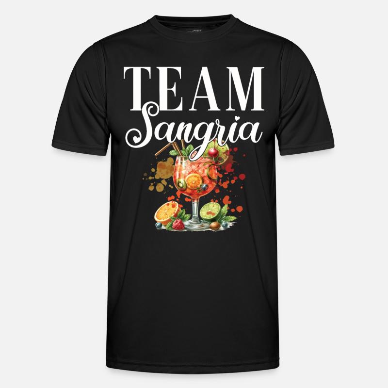 Cocktail Bartender Team Sangria - Men's Functional T-Shirt - black