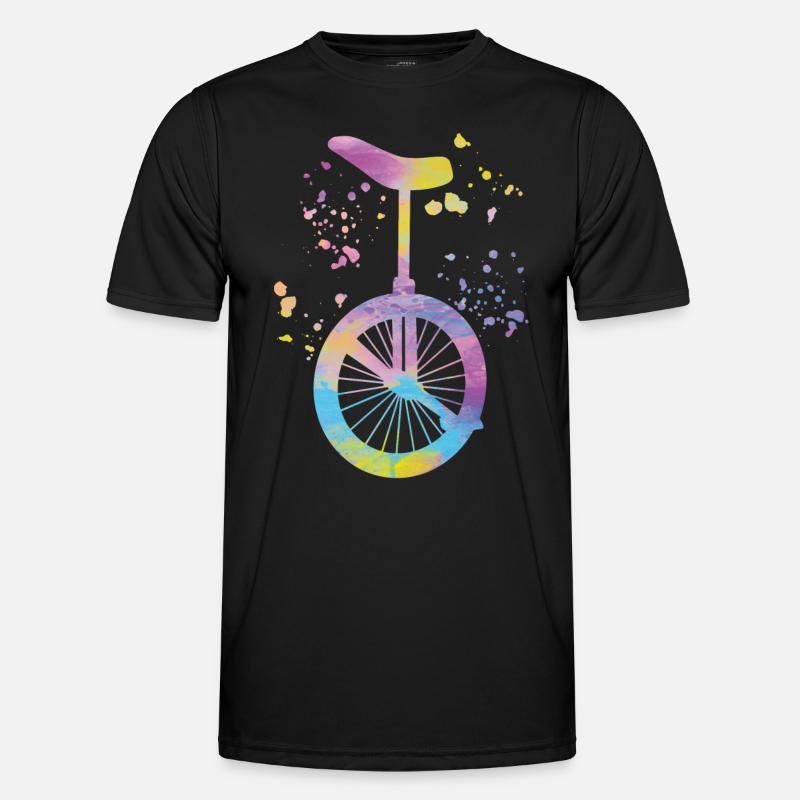 Einradfahrer Einradfahren Einrad Männer Funktions-T-Shirt