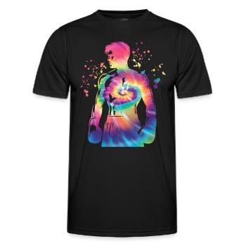 Boxing Fighter Kids Boxing Match Boxer - Men's Functional T-Shirt - black - Front - AI Model Male 178 dark (178cm)