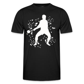 Hammer Thrower Colorsplash Hammer throwing - Men's Functional T-Shirt - black - Front - AI Model Male 178 dark (178cm)