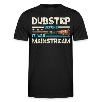 Didgeridoo Dubstep Before It Was Mainstream - Männer Funktions-T-Shirt - Schwarz - Vorne - AI Model Male 178 dark (178cm)