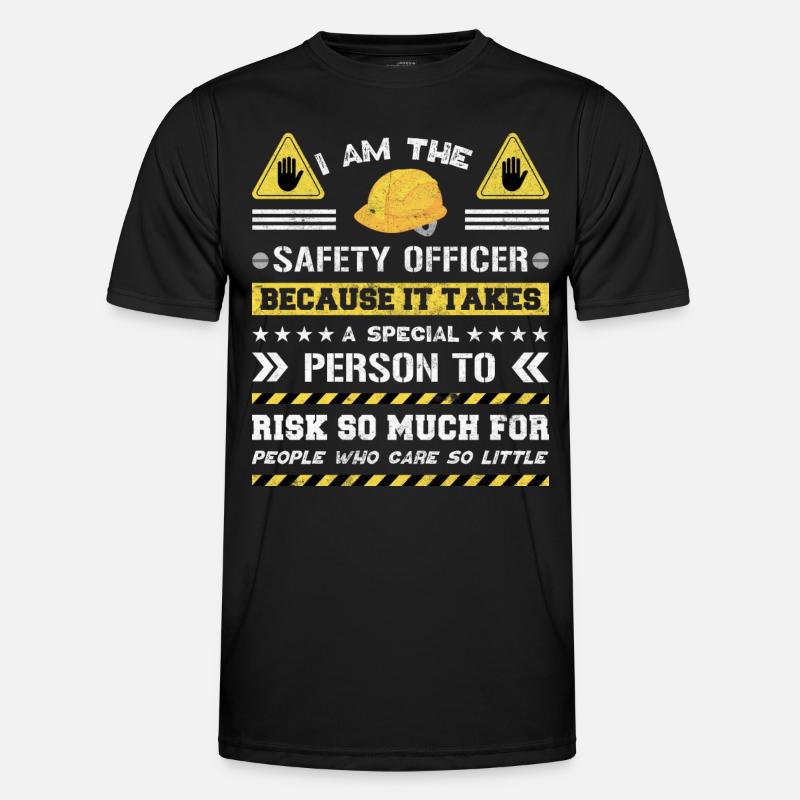 Responsable de la sécurité Agent de sécurité - T-shirt sport Homme - noir
