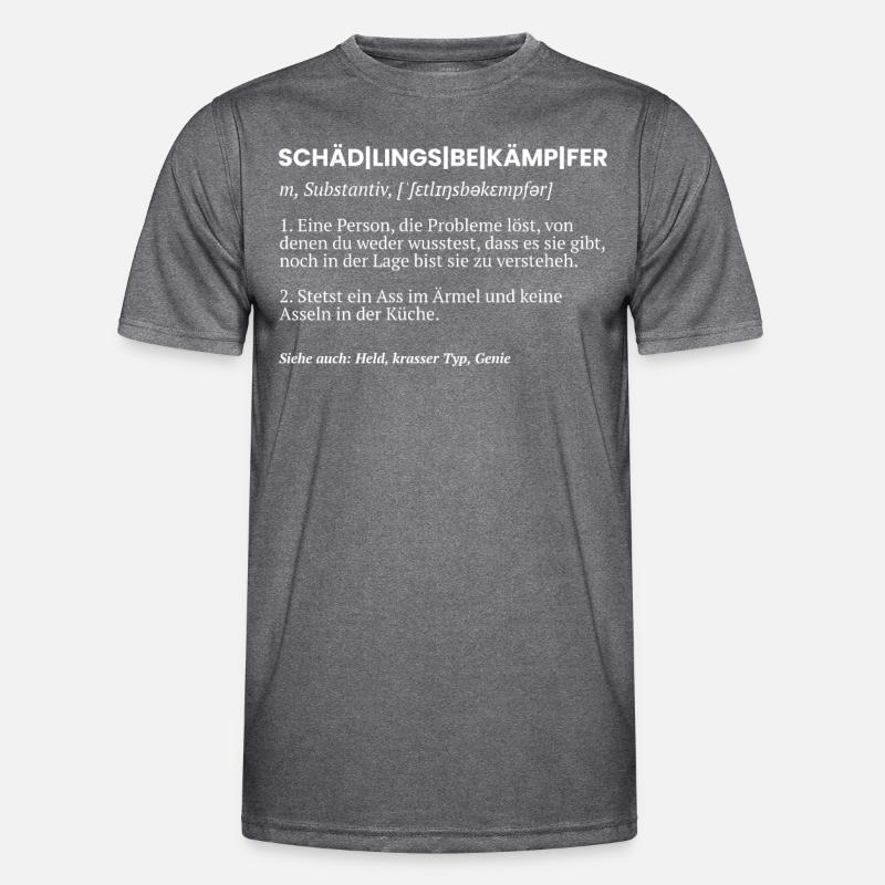 Kammerjäger Schädlingsbekämpfer Männer Funktions-T-Shirt