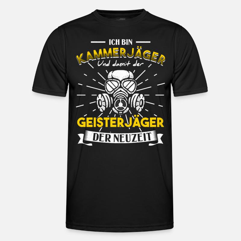 Kammerjäger Schädlingsbekämpfer - Männer Funktions-T-Shirt - Schwarz
