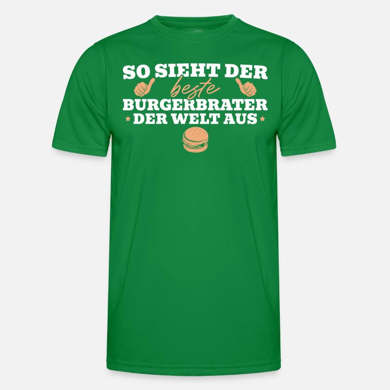 Burger Bester Burgerbrater Männer Funktions-T-Shirt