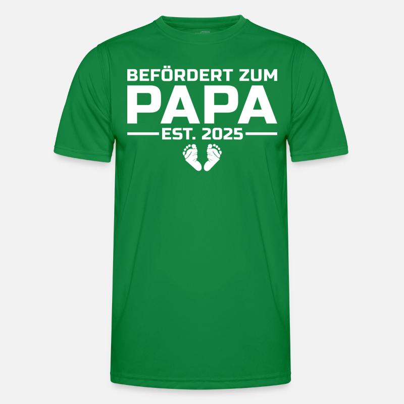 Werdender Papa 2025 Männer Funktions-T-Shirt