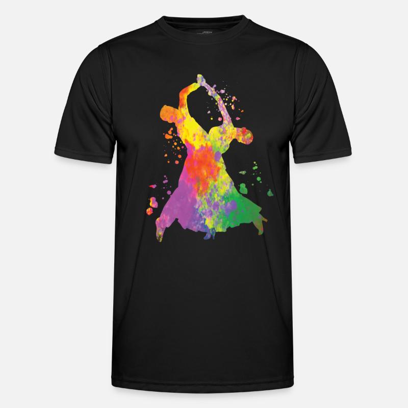 Slow Fox Quickstep Ballroom Dance Men's Functional T-Shirt