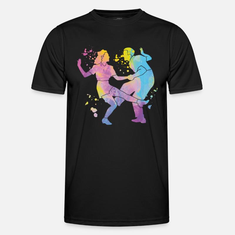 Dancing Swing 60s Boogie Woogie Men's Functional T-Shirt
