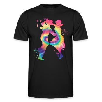 Tanzen Swing 60s Boogie Woogie - Männer Funktions-T-Shirt - Schwarz - Vorne - AI Model Male 178 dark (178cm)