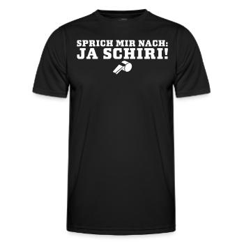 Unparteiischer Schiedsrichter Humor Schiri - Männer Funktions-T-Shirt - Schwarz - Vorne - AI Model Male 178 dark (178cm)