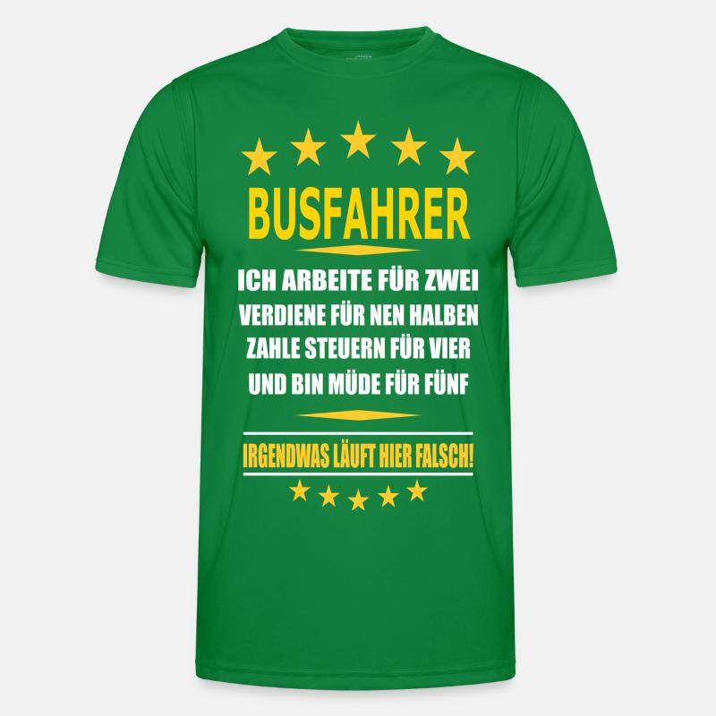 BUSFAHRER Männer Funktions-T-Shirt