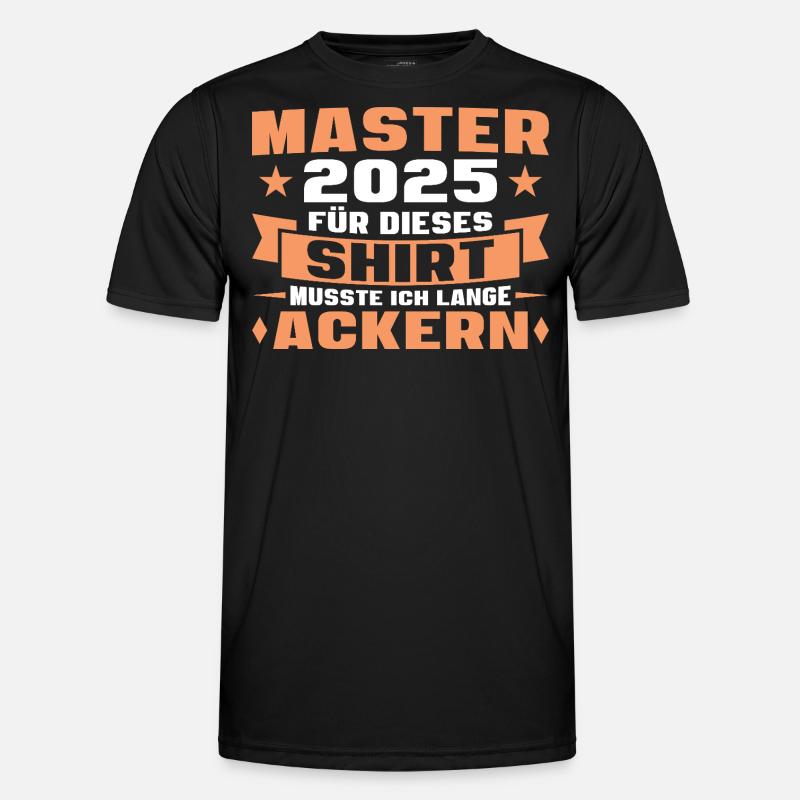Masterprüfung 2025 Studium bestanden Männer Funktions-T-Shirt