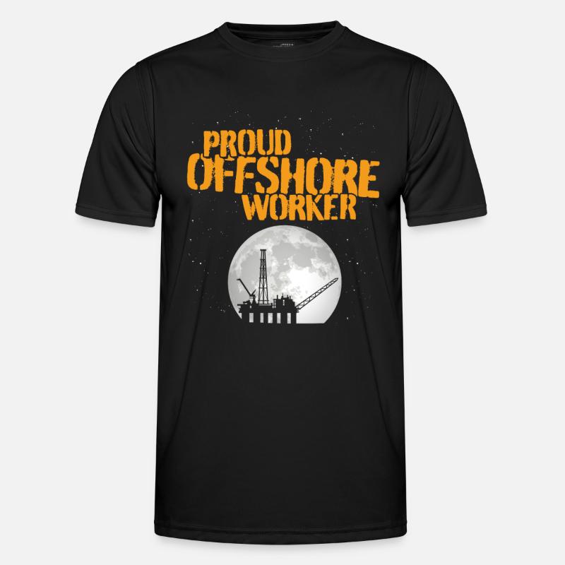 Proud Offshore Worker Männer Funktions-T-Shirt