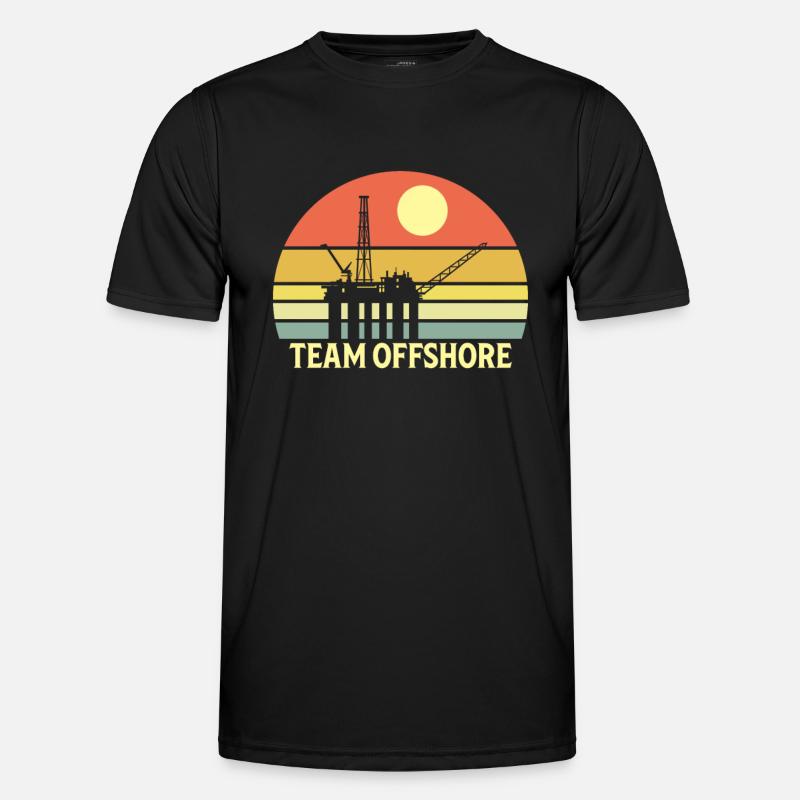 Team Off Shore - Men's Functional T-Shirt - black