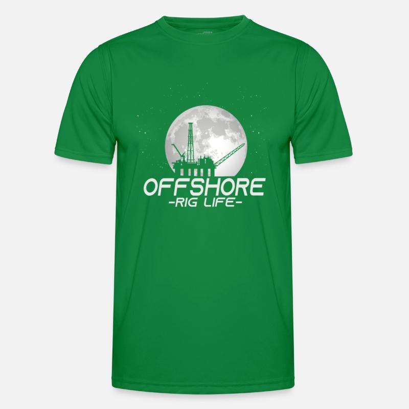 Off Shore Rig Life Männer Funktions-T-Shirt